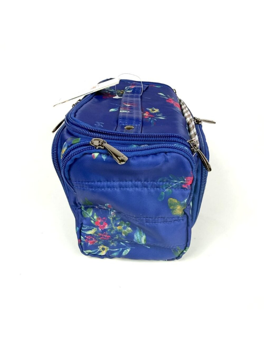 LUG Trolley Bouquet Blue Duo Cosmetic Cases Set Of 2 Medium & Small New - Picture 3 of 7